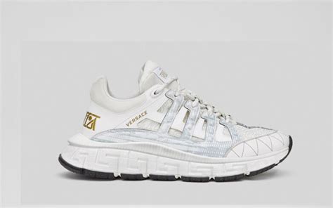 versace sneakers heren wit|versace men's sneakers.